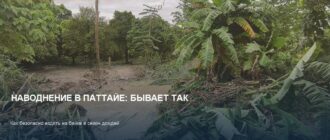 Наводнение в Паттайе: байки унесло в канал, как ездить в дождь