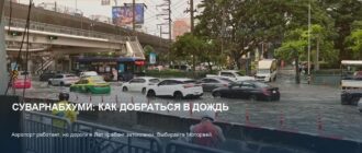 Аэропорт Суварнабхуми работает штатно: как добраться в дождь