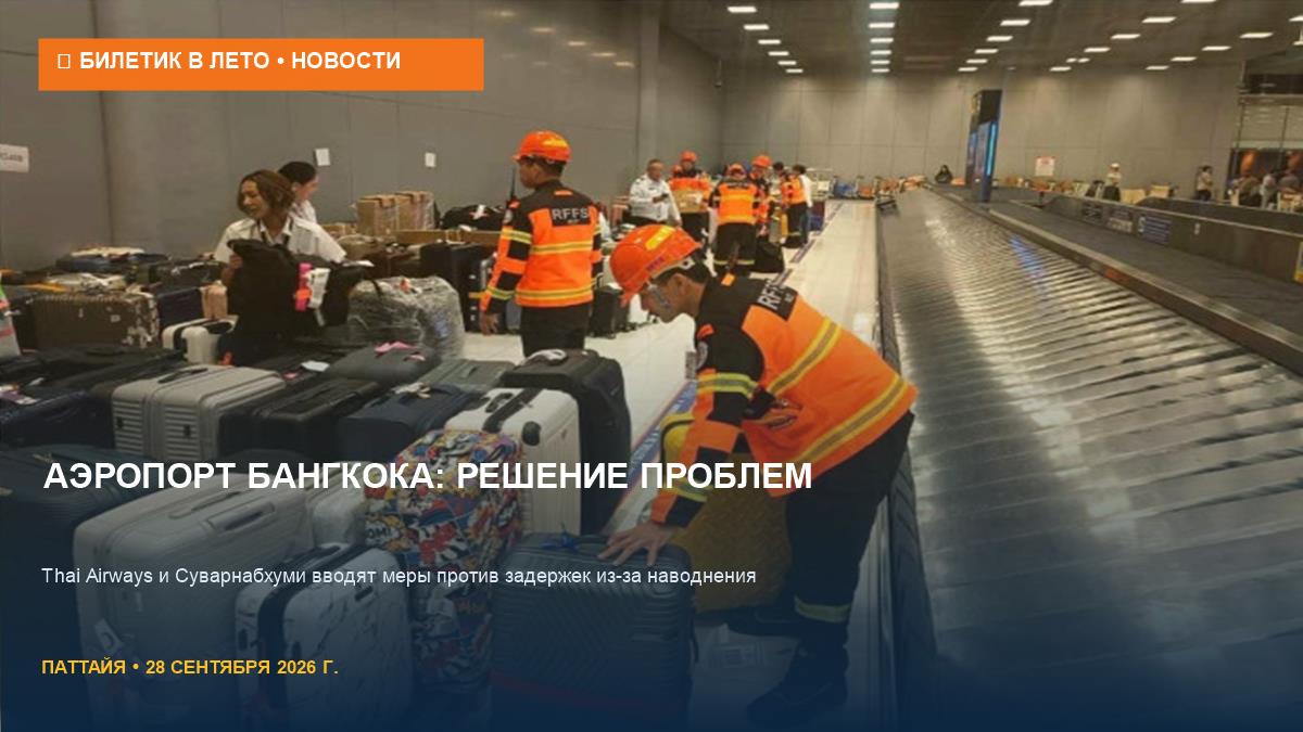 Суварнабхуми и Thai Airways борются с задержками рейсов