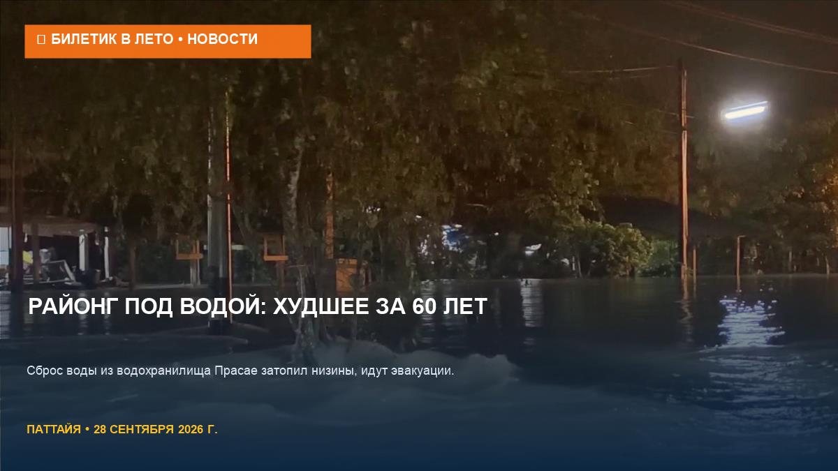 Наводнение в Раянге: худшее за 60 лет и эвакуации