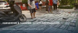 Наводнение в Таиланде: 2,6 млн пострадавших и 22 погибших