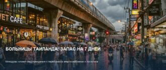 Больницы Таиланда готовятся к шторму: 7 дней запасов
