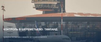 Шереметьево проверяет температуру у прилетевших из Таиланда