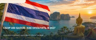 Сбор 450 батов в Таиланде: как его оплатят туристы в 2027 году